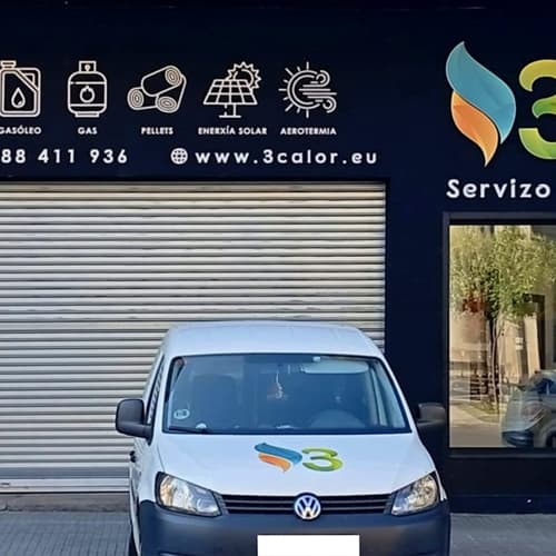 Fachada de 3Calor en Verín, servicio técnico de calefacción
